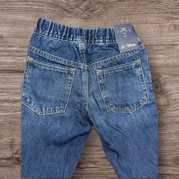 babyGap | Disney Mickey Mouse Pull-On Slim Jeans - Medium Wash (Multiple Szs) - Picture 3 of 6